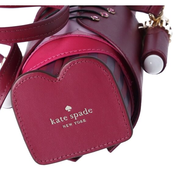 Kate Spade 3D Nutcracker Purple Leather Crossbody KJ074 Novelty - Picture 5 of 6